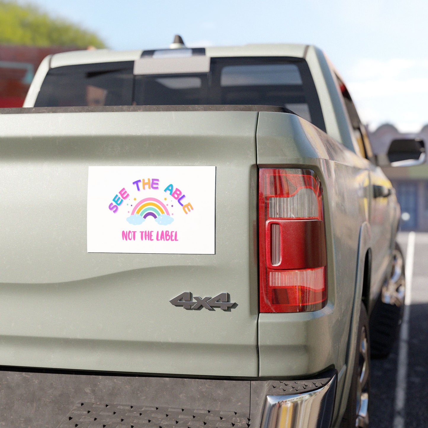 See The Able Not The Label | Car Magnet