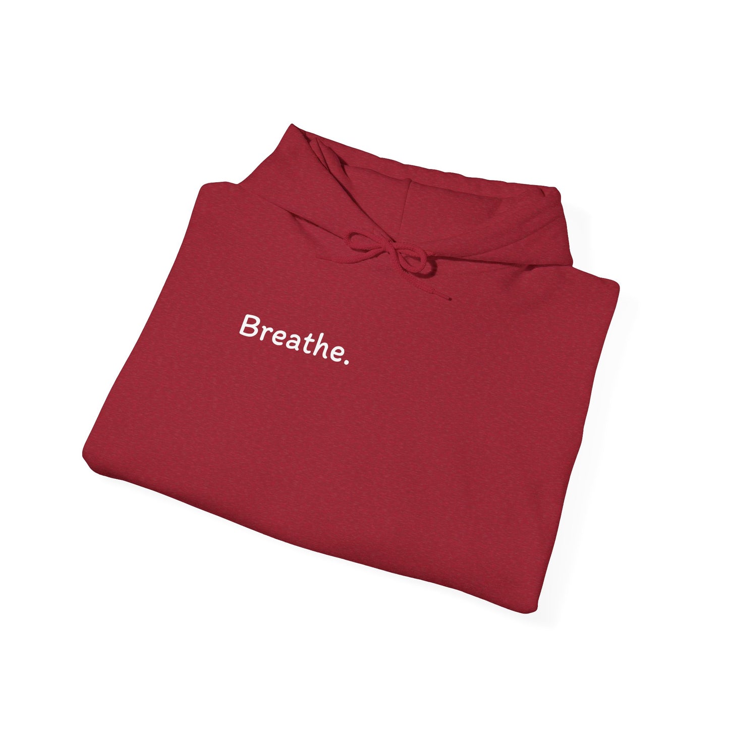 Breathe. (Front) This is Your Reminder to Unclench Your Jaw. (Back) Hoodie