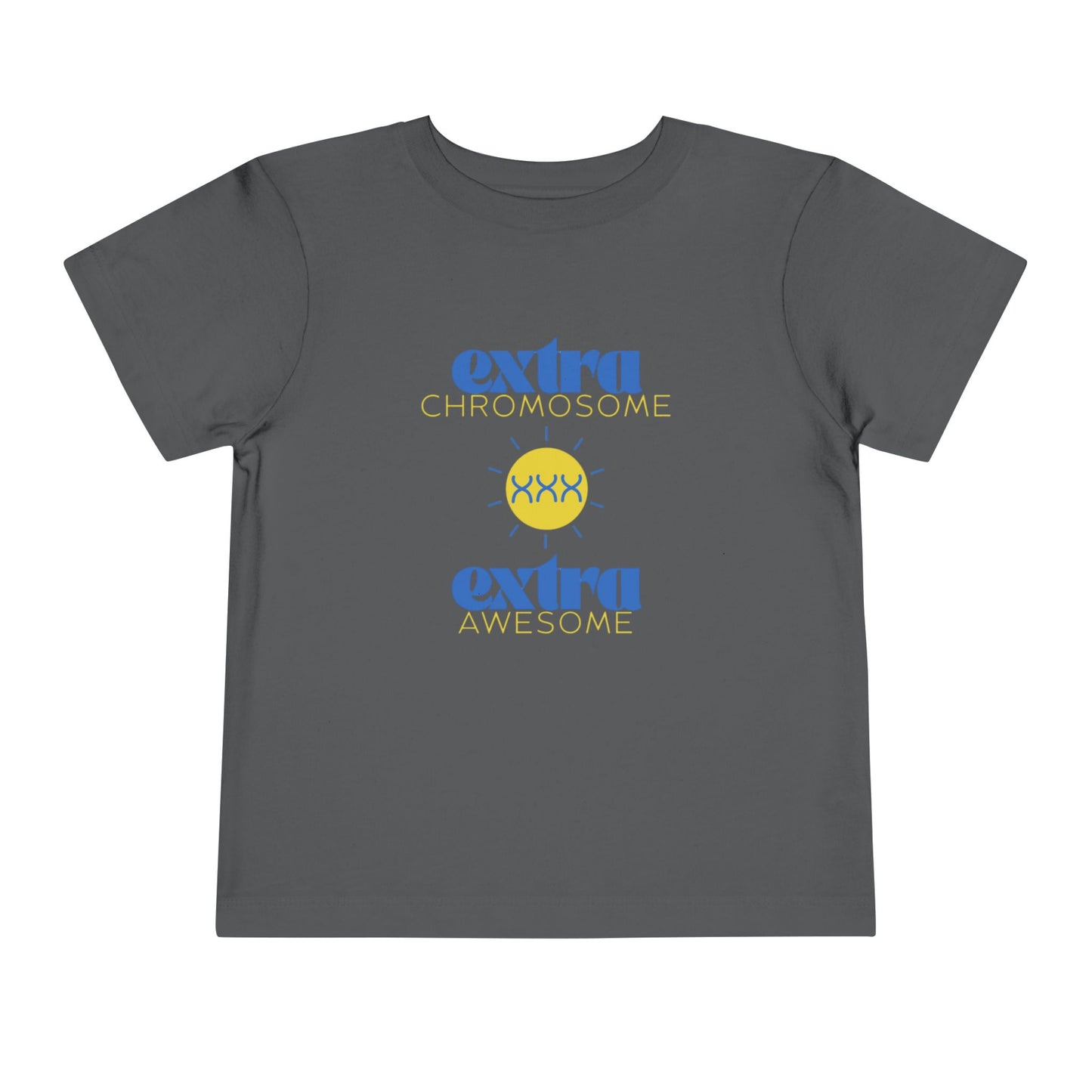 Extra Chromosome Extra Awesome Down Syndrome Acceptance T-Shirt Toddler