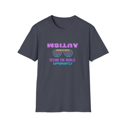 Autism Seeing The World Differently Unisex Softstyle T-Shirt