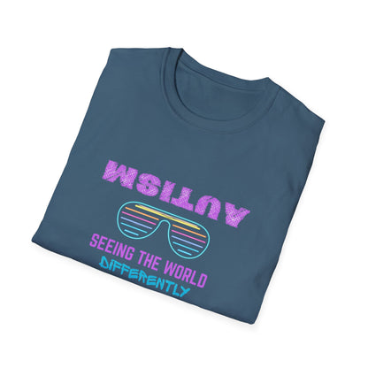 Autism Seeing The World Differently Unisex Softstyle T-Shirt