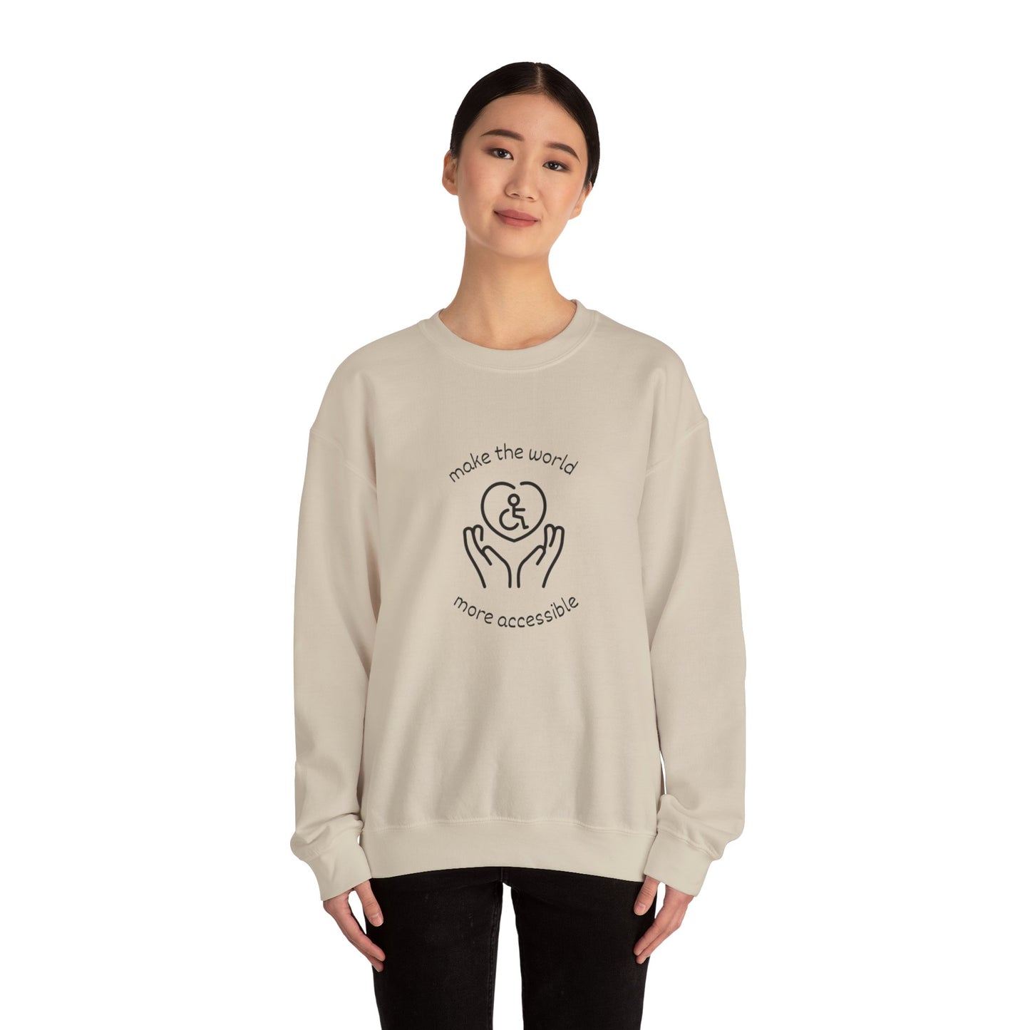 Make The World More Accessible Crewneck Sweatshirt
