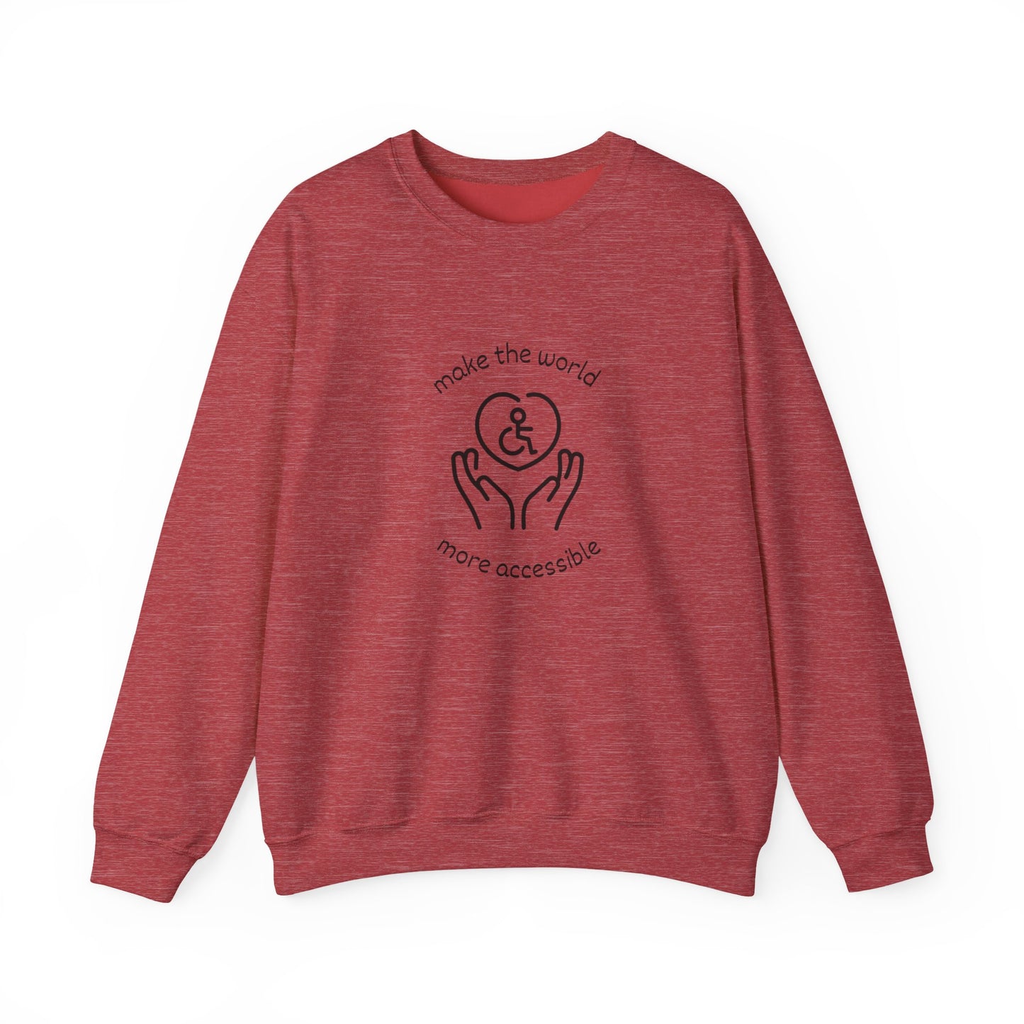 Make The World More Accessible Crewneck Sweatshirt