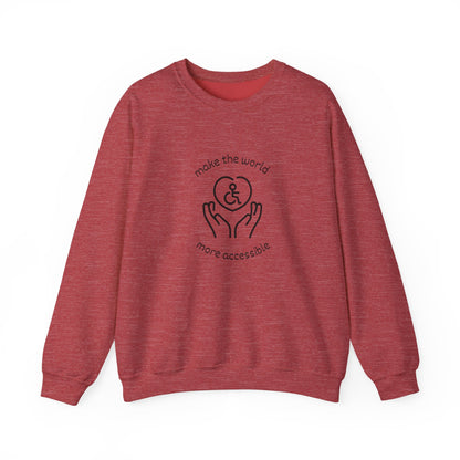 Make The World More Accessible Crewneck Sweatshirt