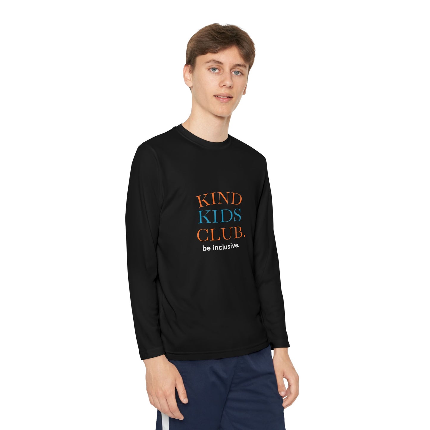 Kind Kids Club Long Sleeve Tee - Be Inclusive Youth Shirt