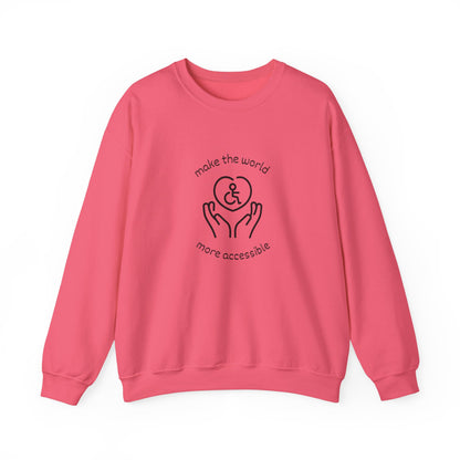 Make The World More Accessible Crewneck Sweatshirt