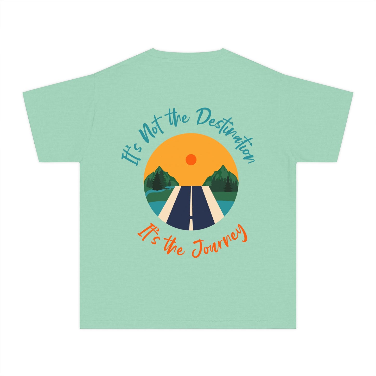 Shine Bright Front/ It's not the destination, it's the journey Back Youth T-Shirt