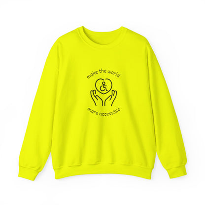 Make The World More Accessible Crewneck Sweatshirt