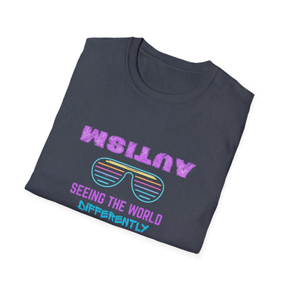 Autism Seeing The World Differently Unisex Softstyle T-Shirt