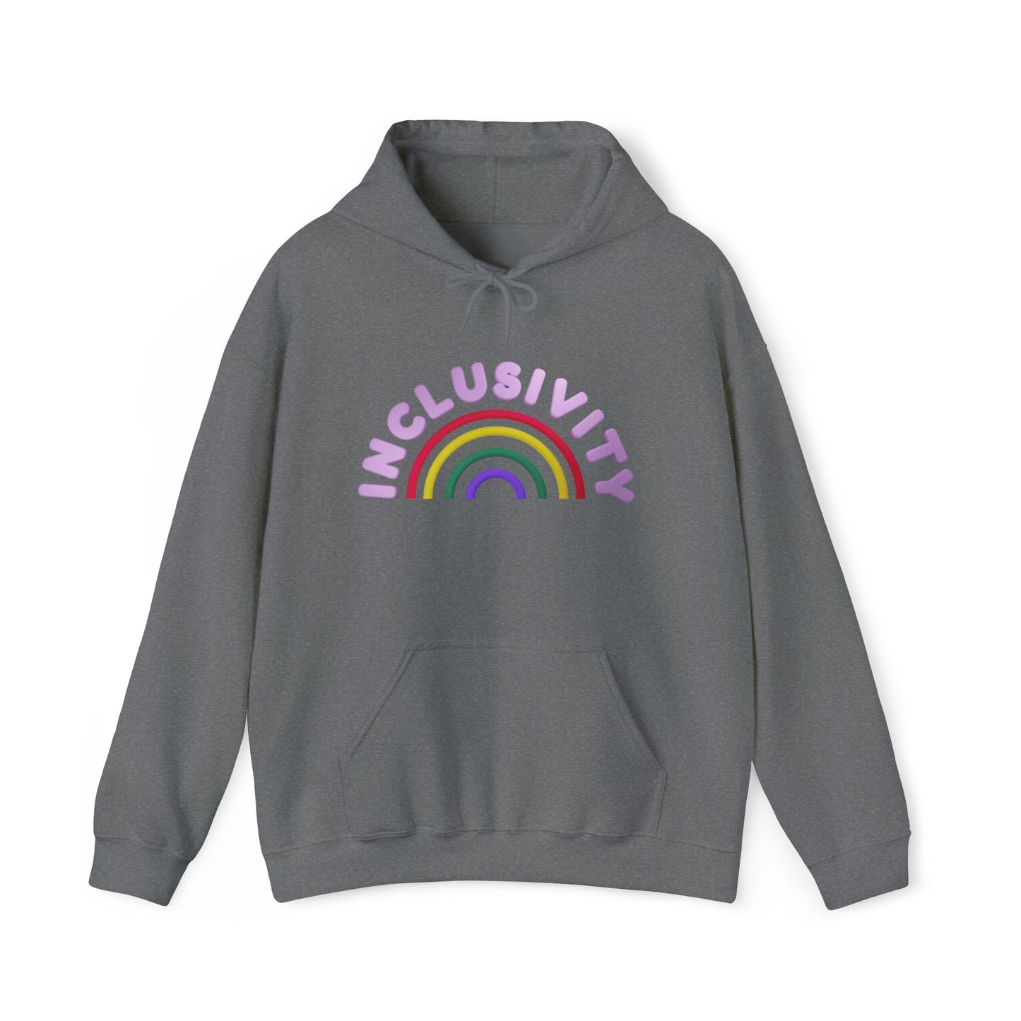 Inclusivity Rainbow Hooded Sweatshirt