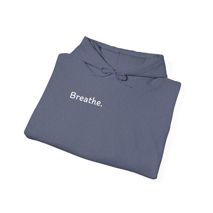 Breathe. (Front) This is Your Reminder to Unclench Your Jaw. (Back) Hoodie