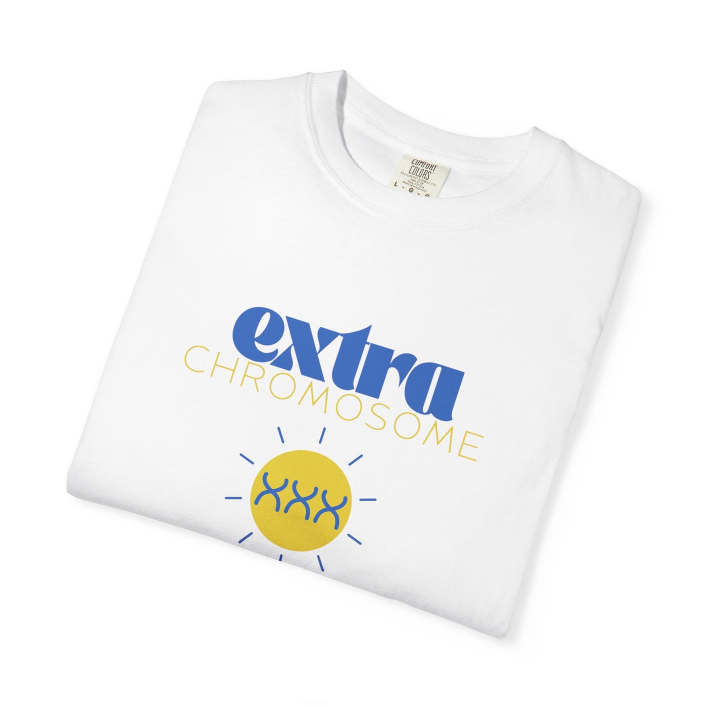 Extra Chromosome Extra Awesome Down Syndrome Acceptance T-Shirt for Adults