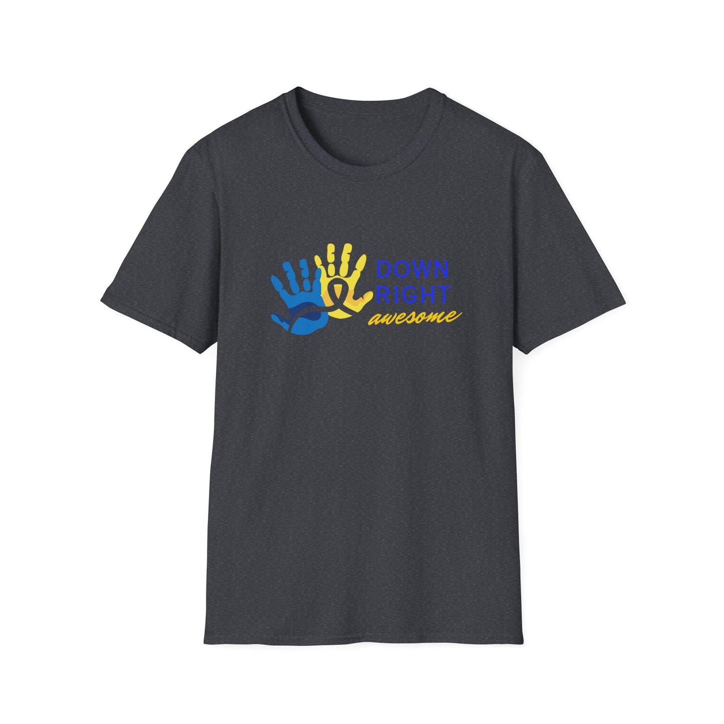 Down Right Awesome Adult Tee | Down Syndrome Awareness & Acceptance Tee