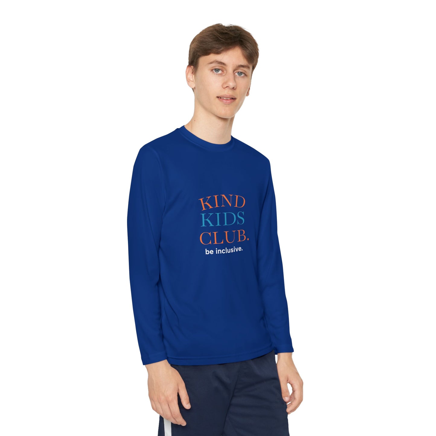 Kind Kids Club Long Sleeve Tee - Be Inclusive Youth Shirt