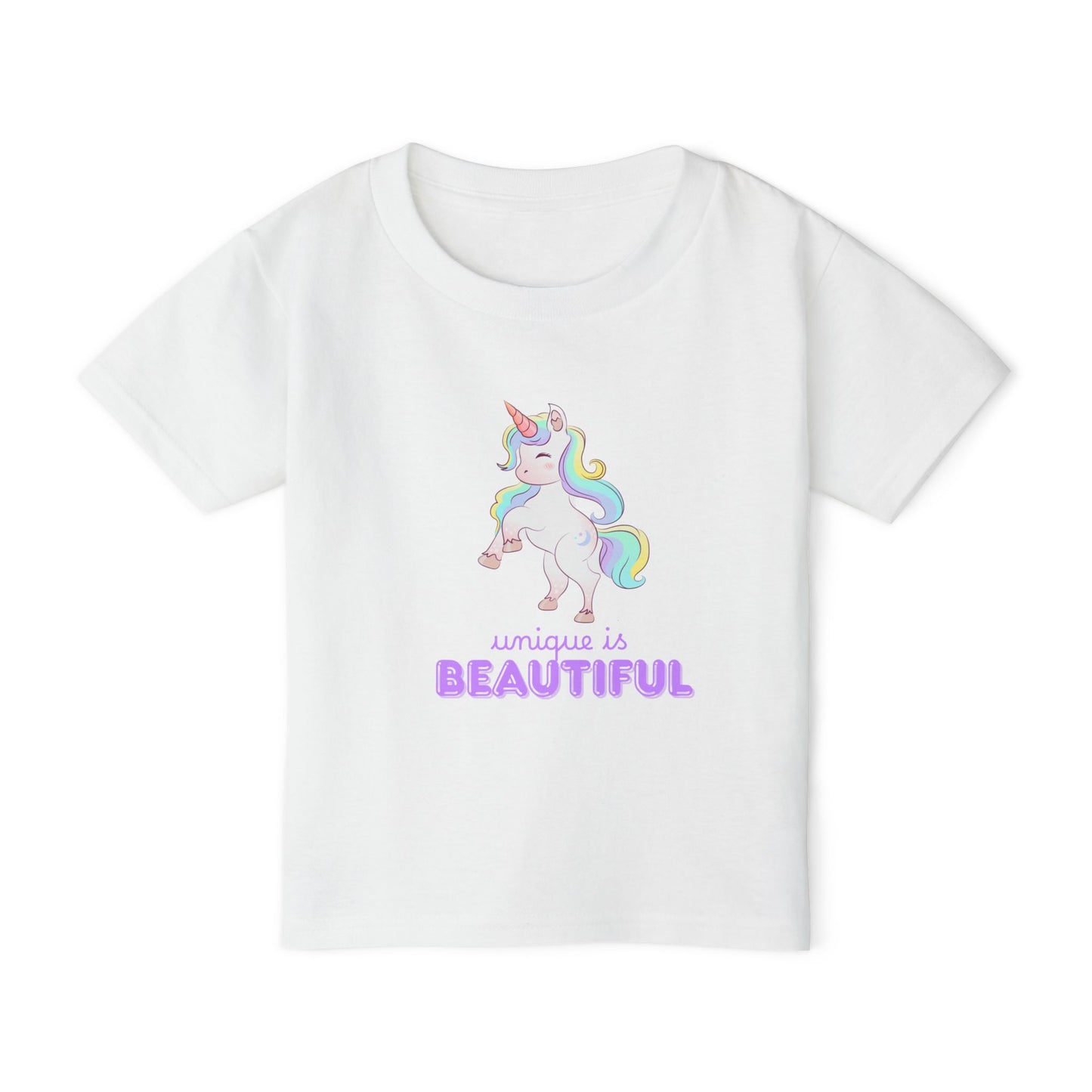Unique is Beautiful Unicorn Toddler T-Shirt
