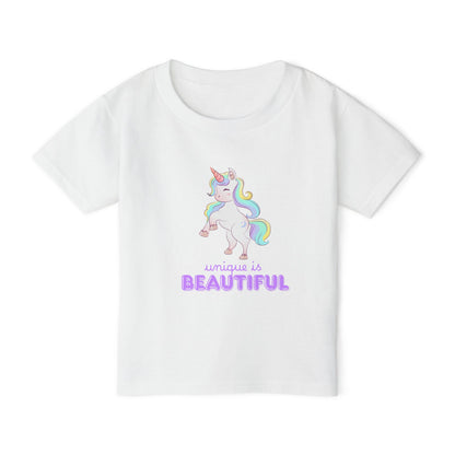 Unique is Beautiful Unicorn Toddler T-Shirt