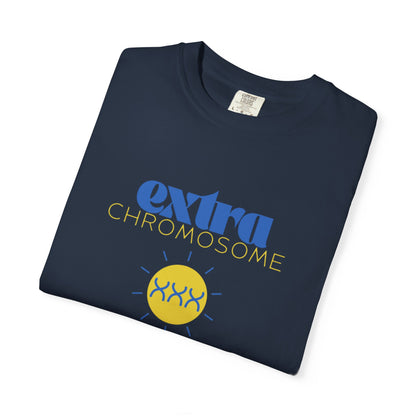 Extra Chromosome Extra Awesome Down Syndrome Acceptance T-Shirt for Adults