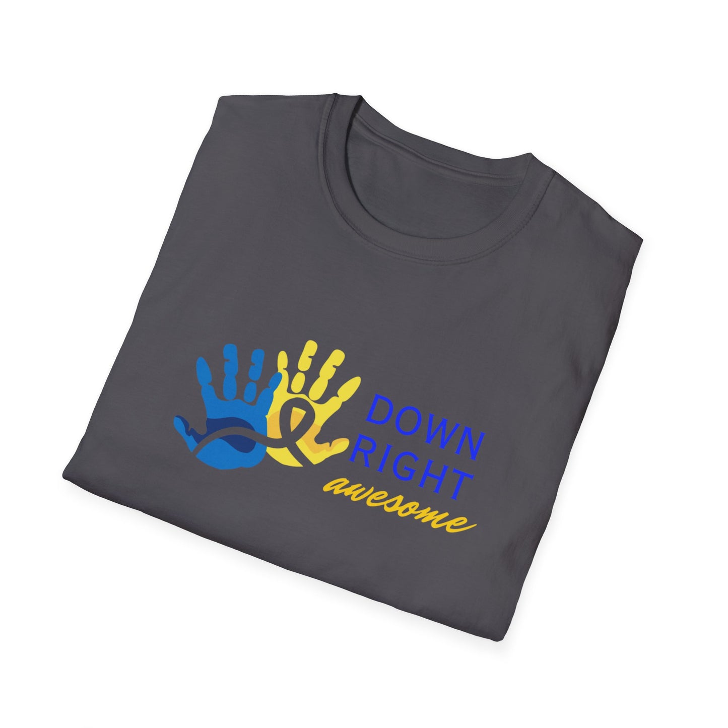 Down Right Awesome Adult Tee | Down Syndrome Awareness & Acceptance Tee