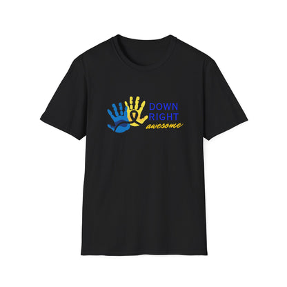 Down Right Awesome Adult Tee | Down Syndrome Awareness & Acceptance Tee