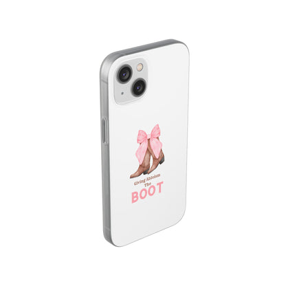 Giving Ableism The Boot Phone Case | Cute cowgirl boot pattern