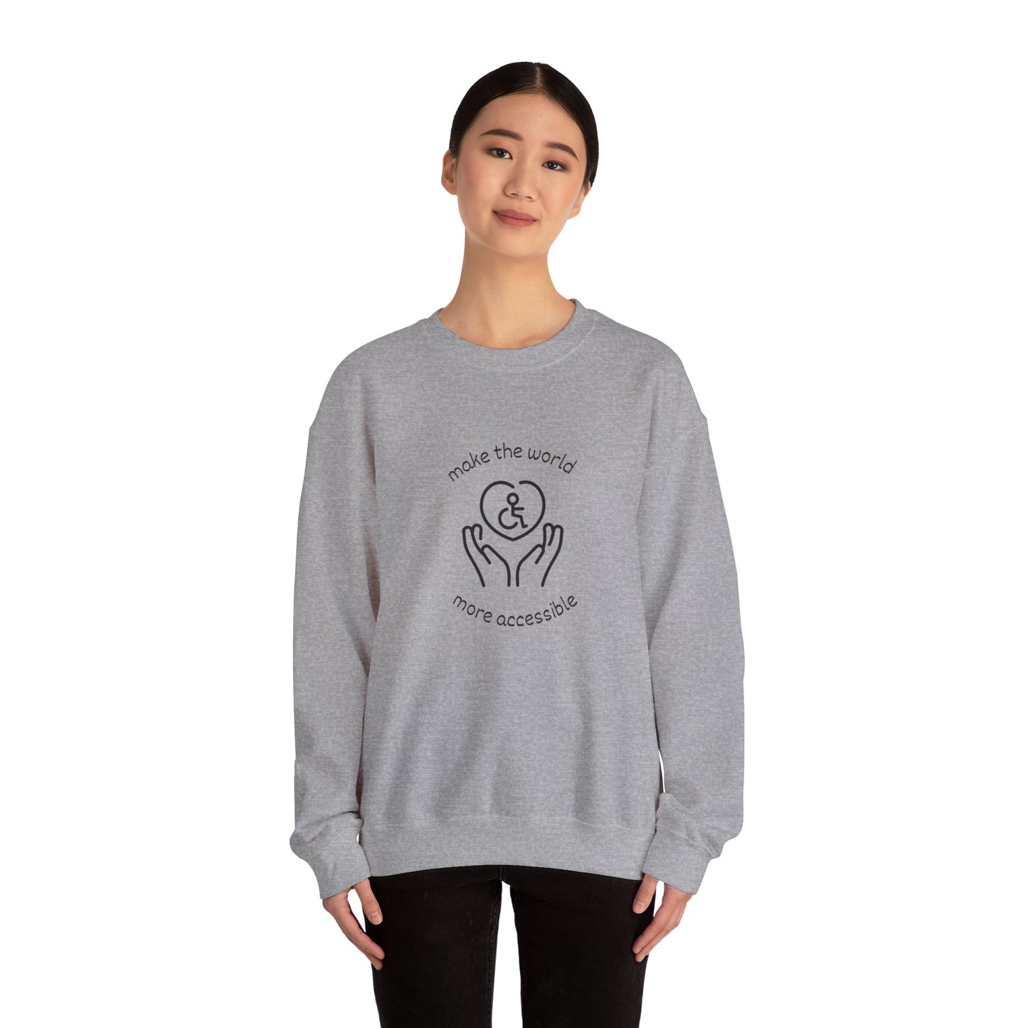 Make The World More Accessible Crewneck Sweatshirt