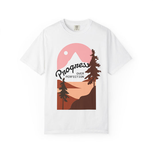 Progress Over Perfection Adult Unisex T-shirt