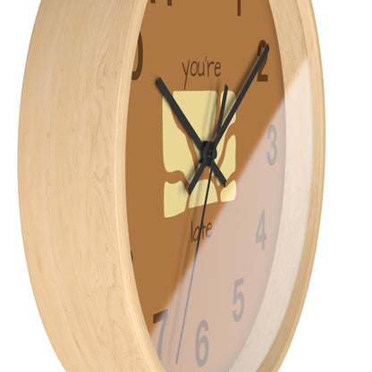 You're Late Wall Clock | Funn ADHD Acceptance