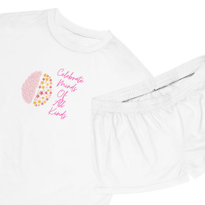 Celebrate Minds Of All Kinds Women's Short Pajama Set
