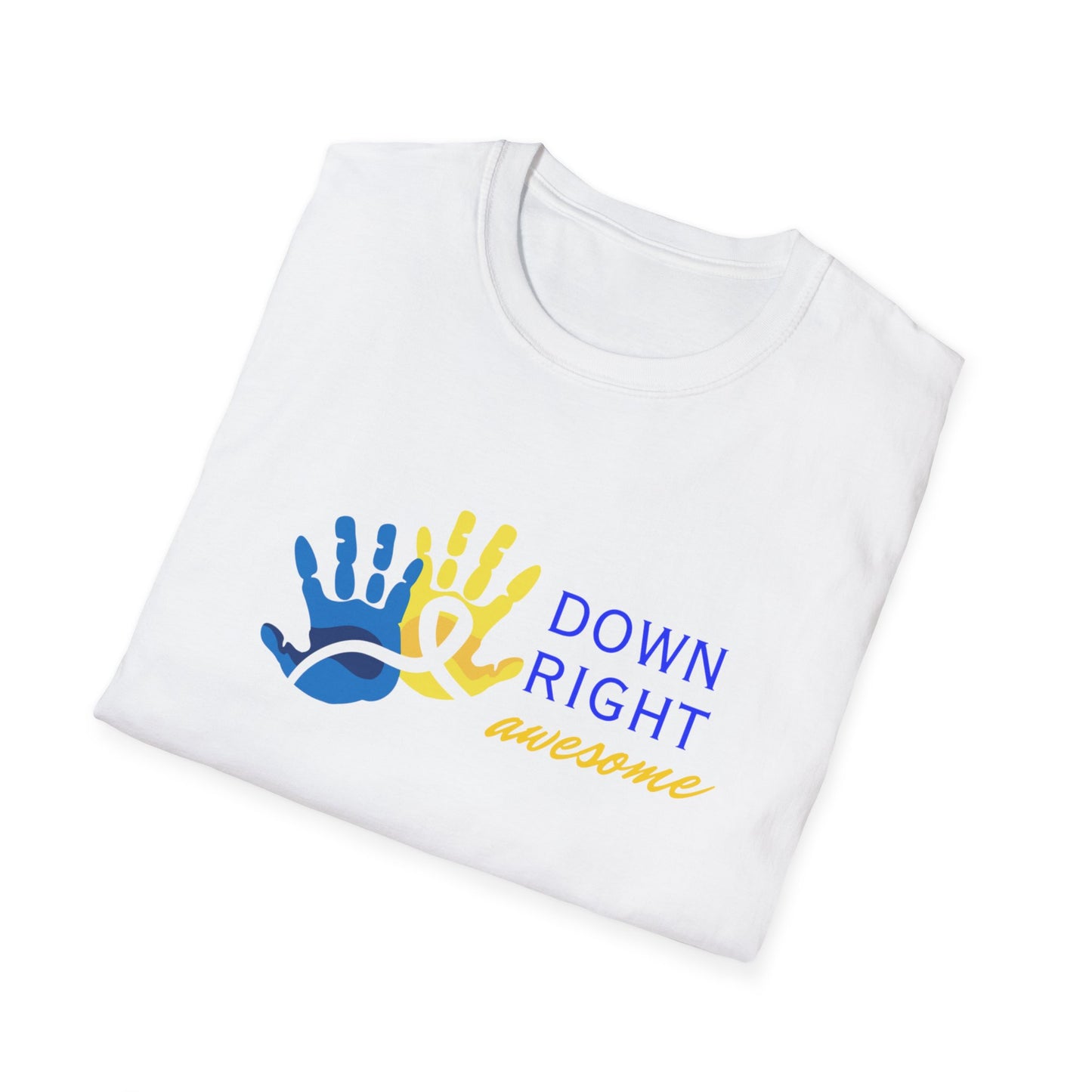 Down Right Awesome Adult Tee | Down Syndrome Awareness & Acceptance Tee