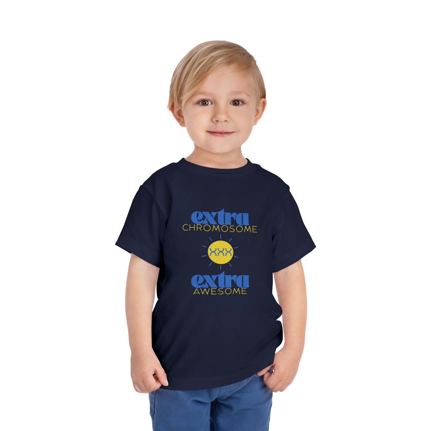 Extra Chromosome Extra Awesome Down Syndrome Acceptance T-Shirt Toddler
