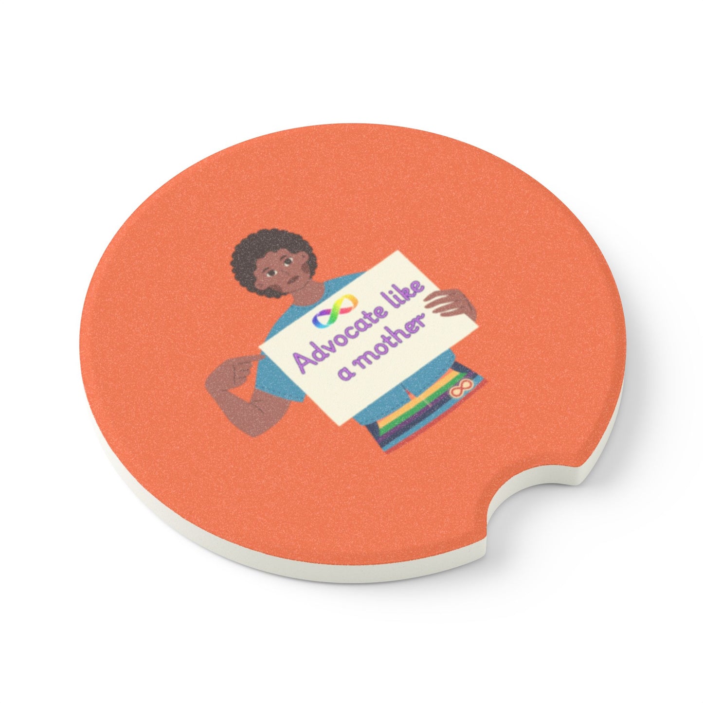 Soapstone Car Coaster - Advocate Like a Mother