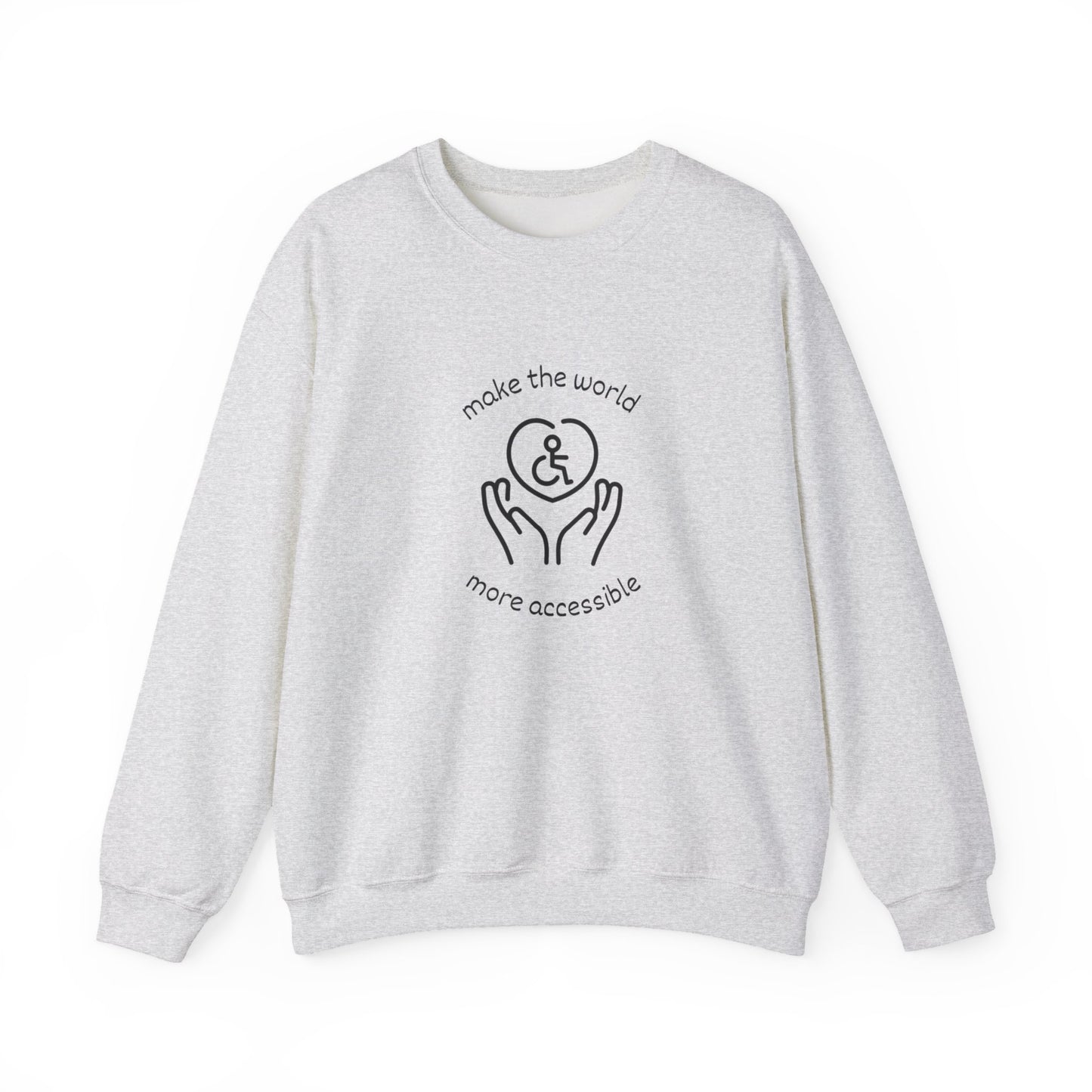Make The World More Accessible Crewneck Sweatshirt