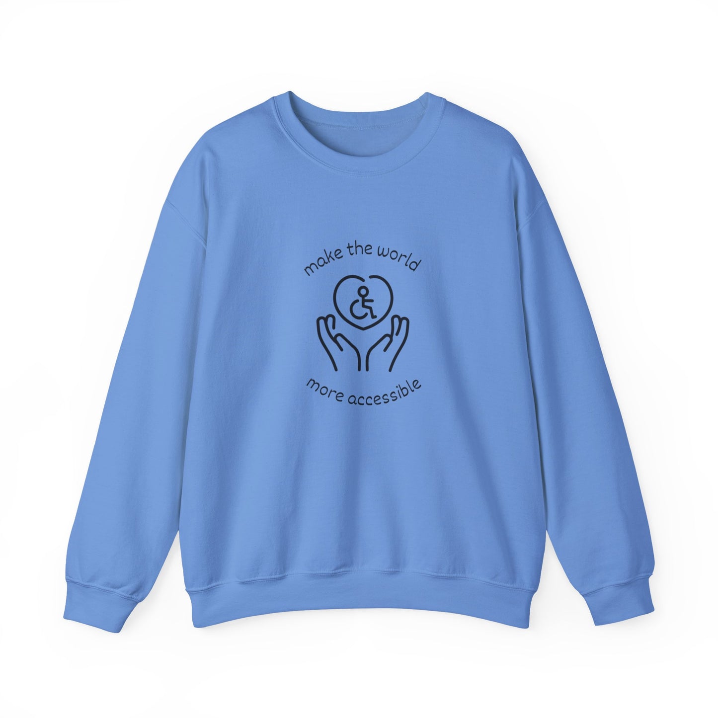 Make The World More Accessible Crewneck Sweatshirt