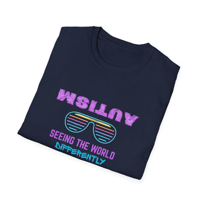 Autism Seeing The World Differently Unisex Softstyle T-Shirt
