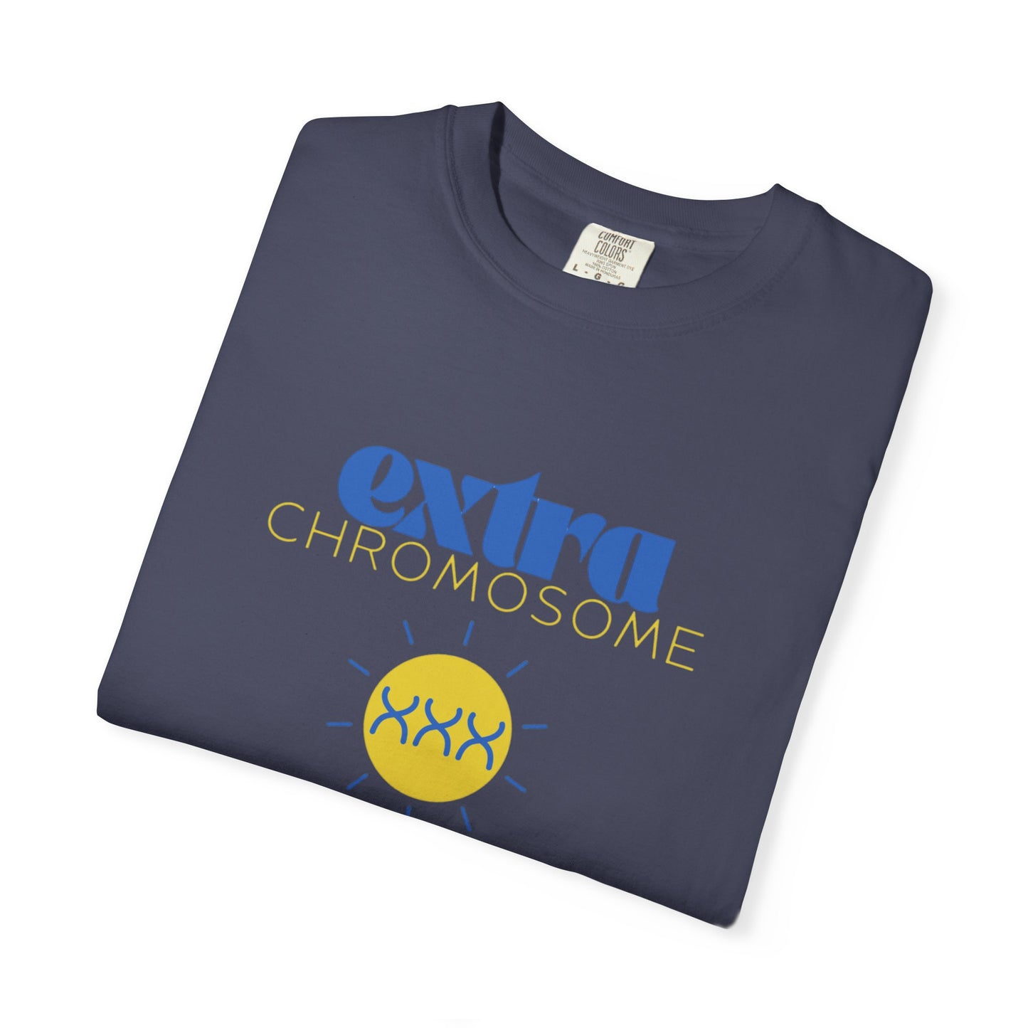 Extra Chromosome Extra Awesome Down Syndrome Acceptance T-Shirt for Adults