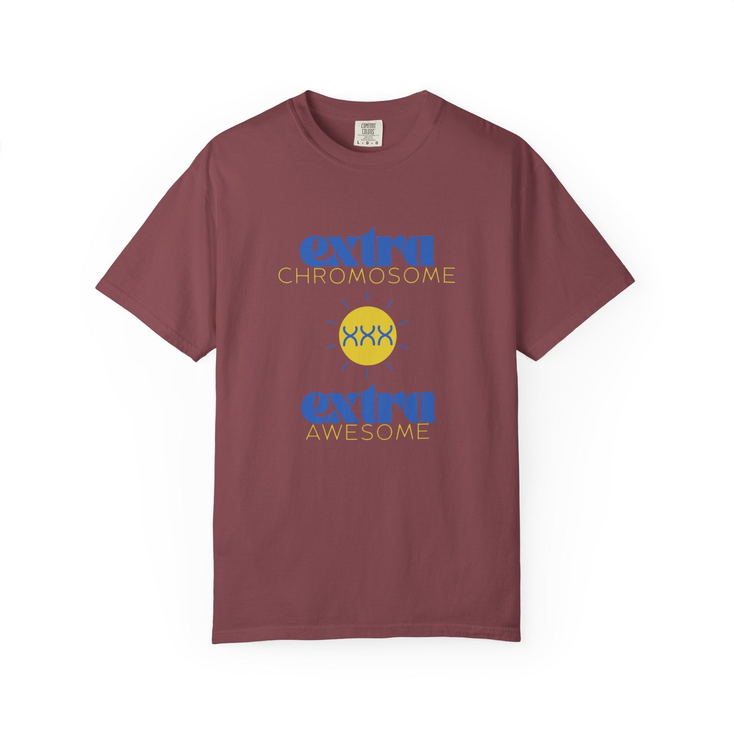 Extra Chromosome Extra Awesome Down Syndrome Acceptance T-Shirt for Adults