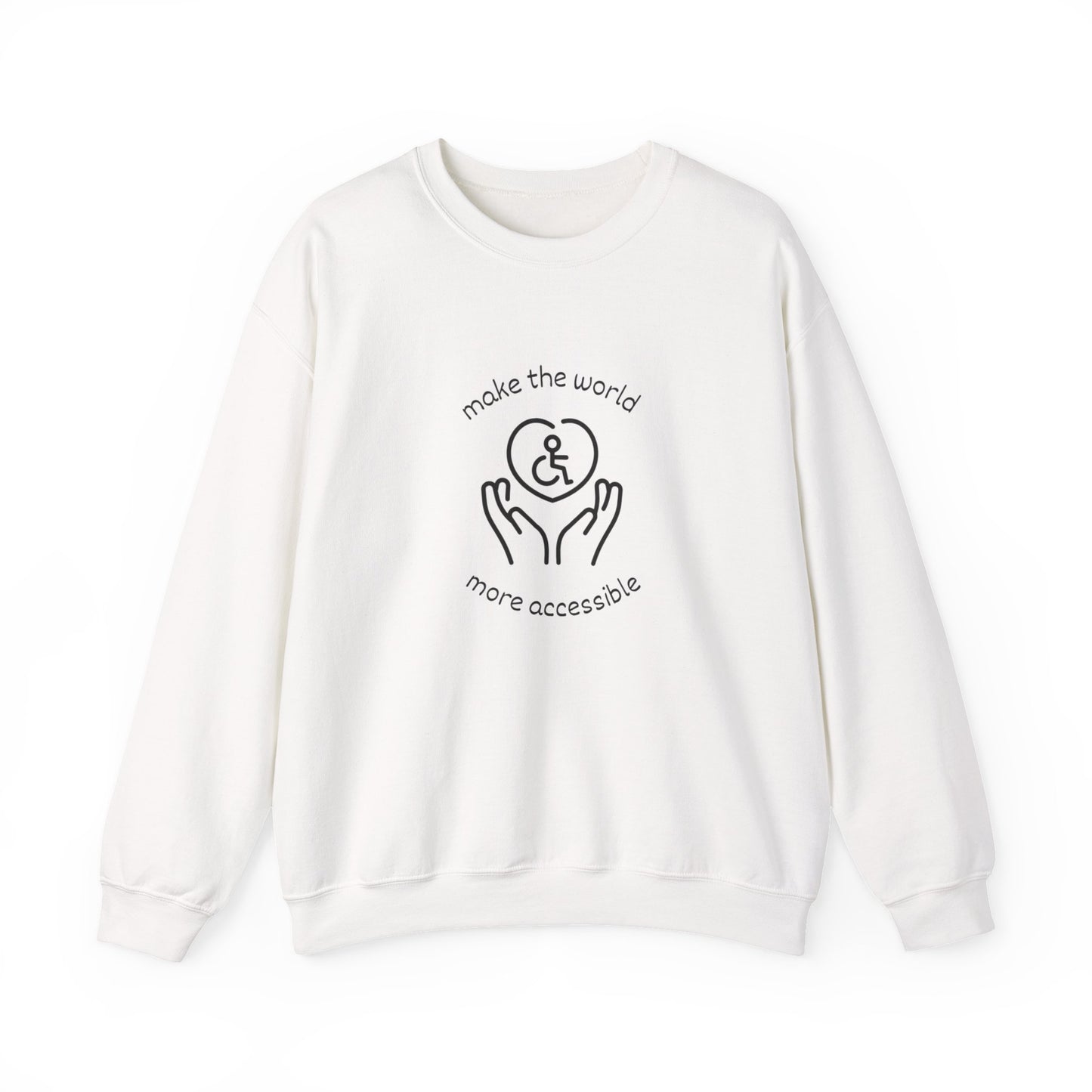 Make The World More Accessible Crewneck Sweatshirt