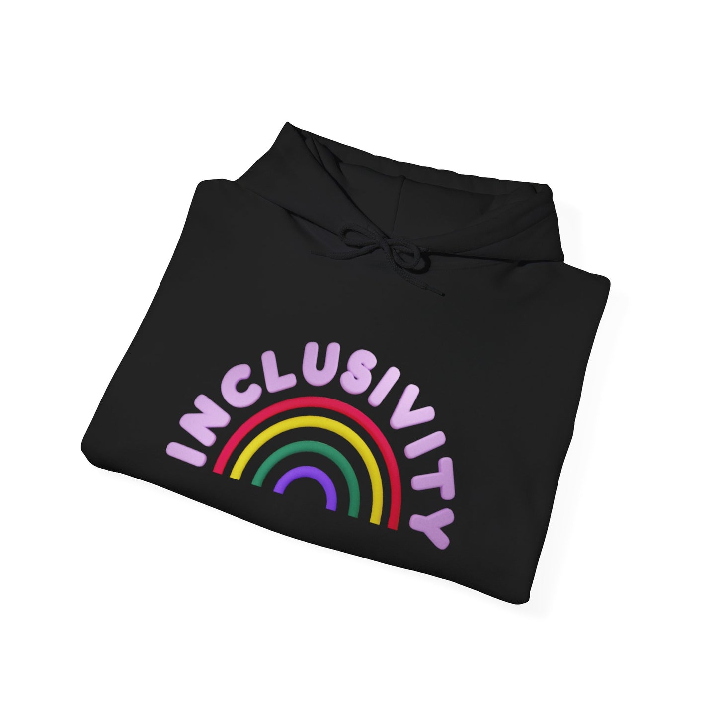 Inclusivity Rainbow Hooded Sweatshirt