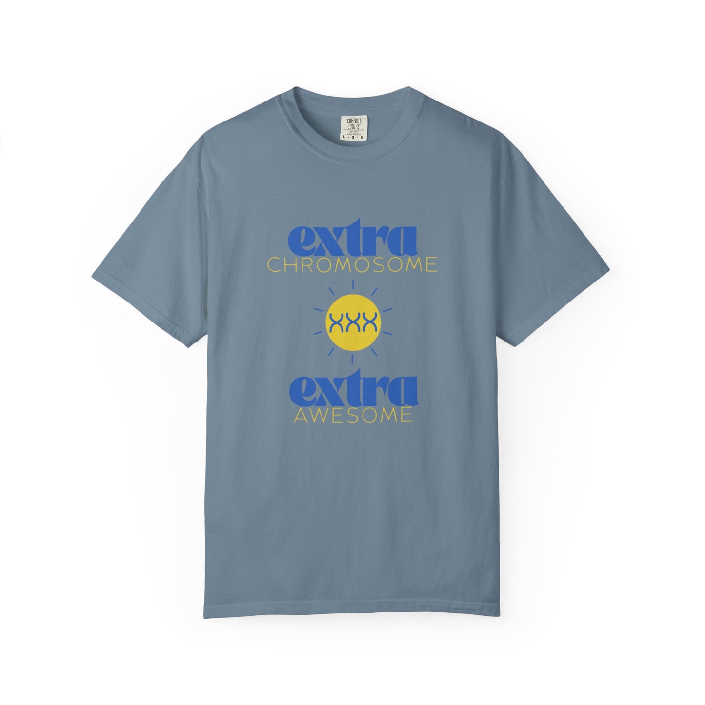 Extra Chromosome Extra Awesome Down Syndrome Acceptance T-Shirt for Adults