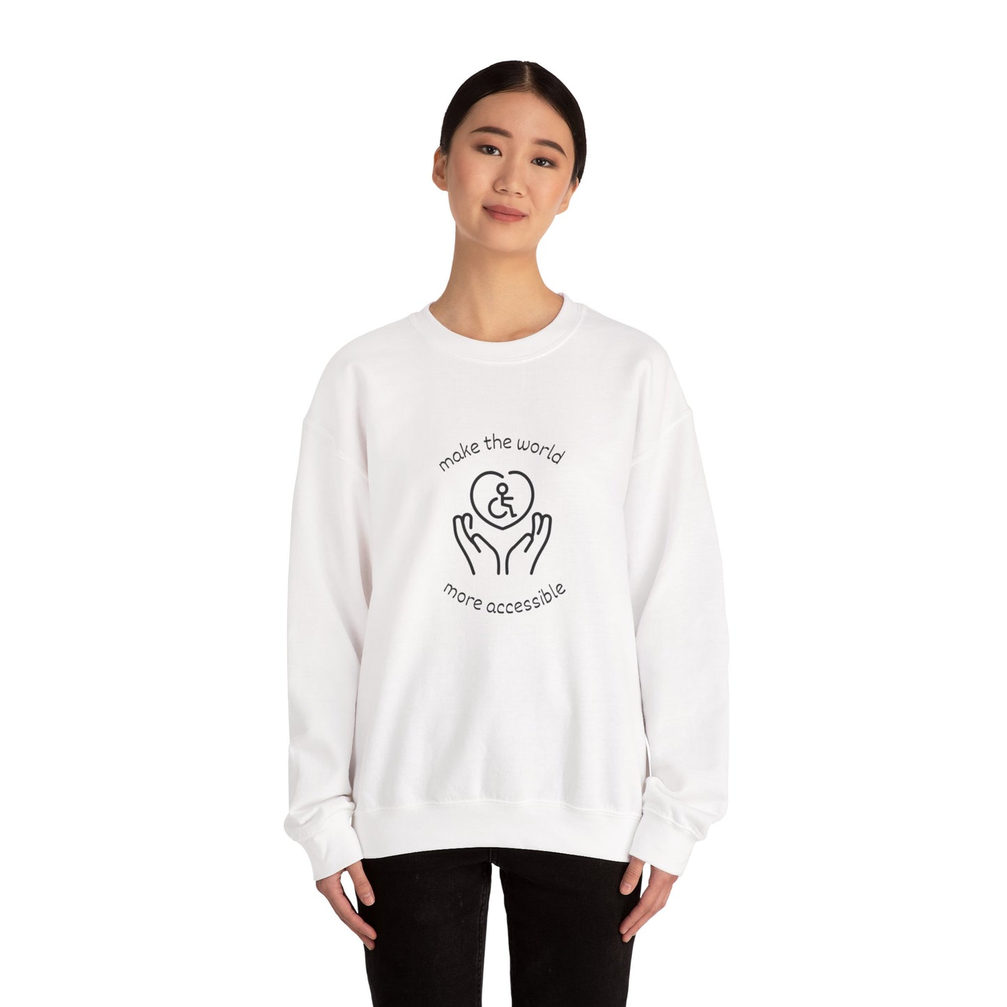 Make The World More Accessible Crewneck Sweatshirt