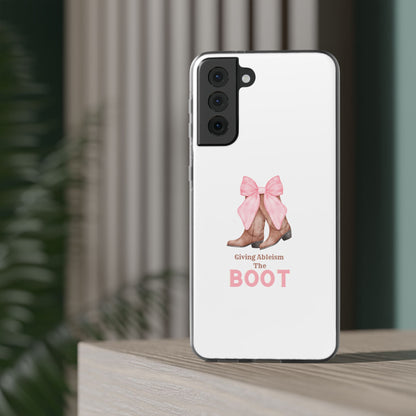 Giving Ableism The Boot Phone Case | Cute cowgirl boot pattern
