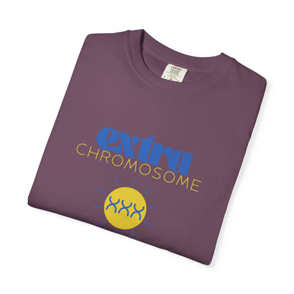 Extra Chromosome Extra Awesome Down Syndrome Acceptance T-Shirt for Adults