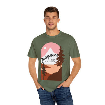 Progress Over Perfection Adult Unisex T-shirt