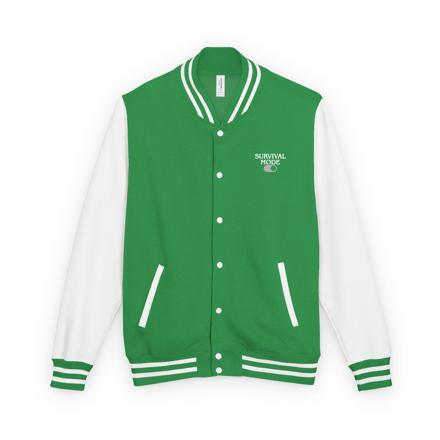 Survival Mode Unisex Heavyweight Letterman Jacket