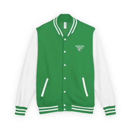 Survival Mode Unisex Heavyweight Letterman Jacket