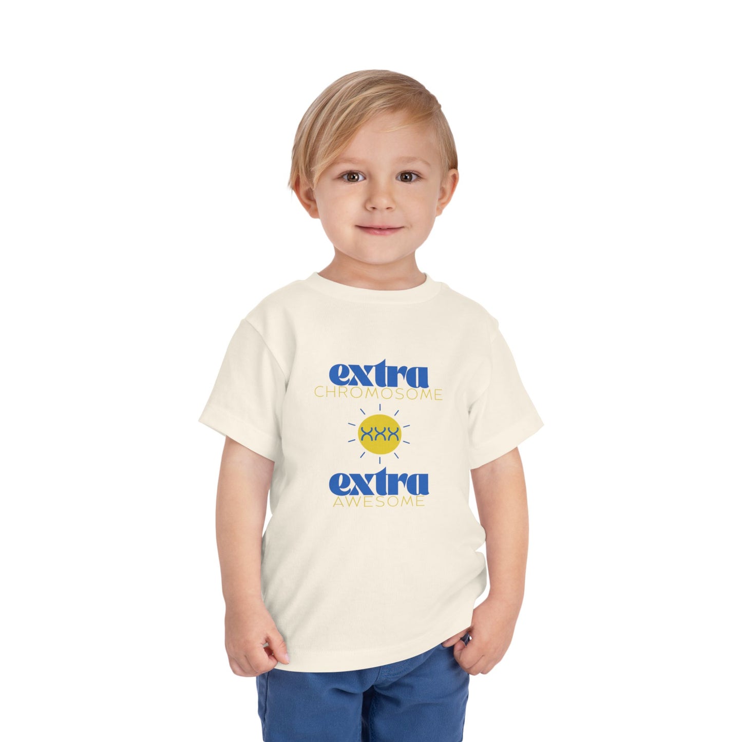 Extra Chromosome Extra Awesome Down Syndrome Acceptance T-Shirt Toddler
