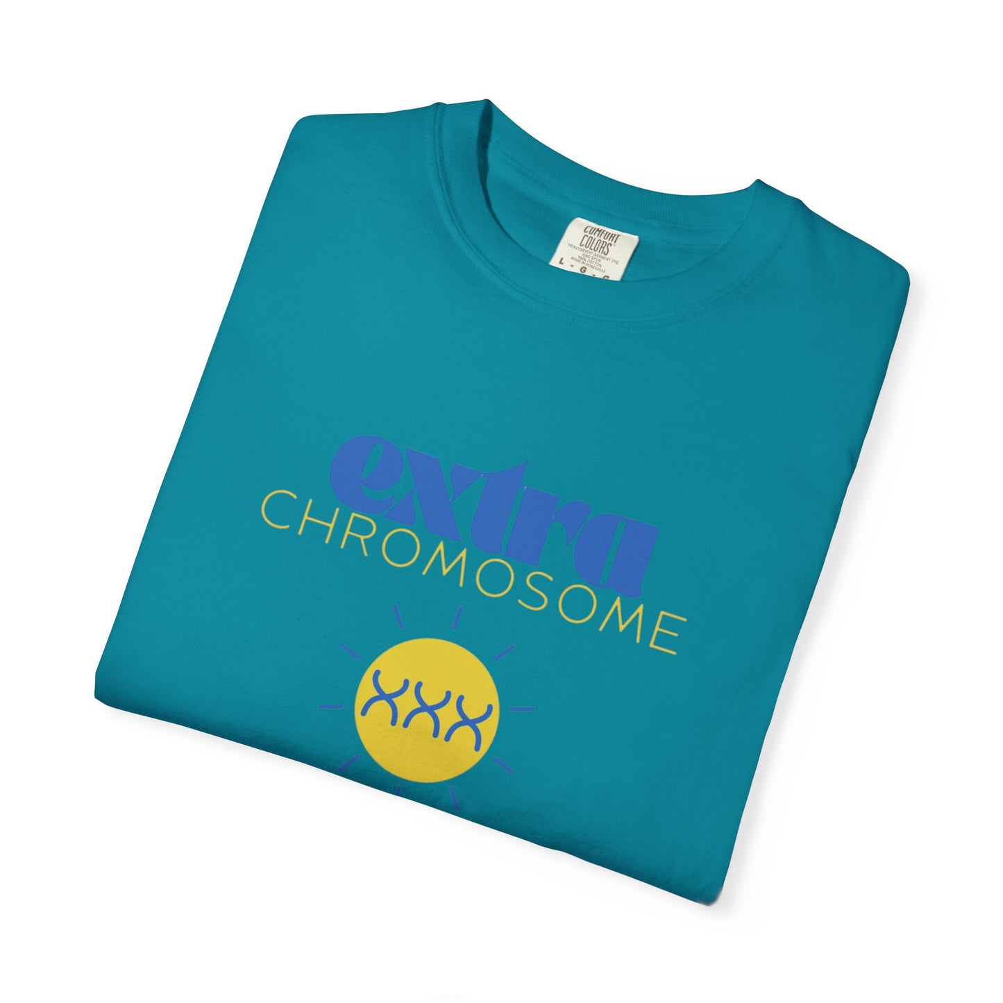Extra Chromosome Extra Awesome Down Syndrome Acceptance T-Shirt for Adults