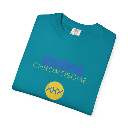 Extra Chromosome Extra Awesome Down Syndrome Acceptance T-Shirt for Adults