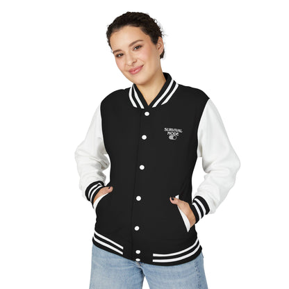 Survival Mode Unisex Heavyweight Letterman Jacket