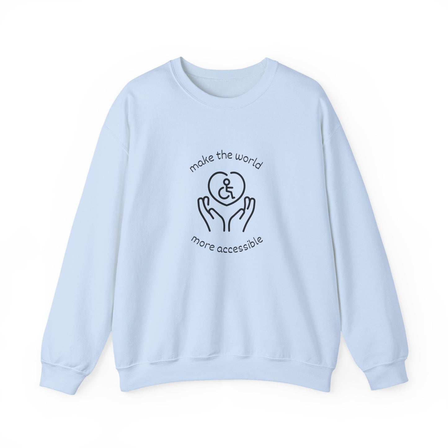 Make The World More Accessible Crewneck Sweatshirt